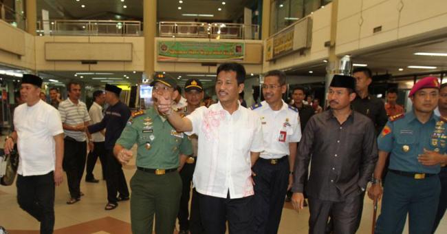 Jelang Lebaran, Muspida Kota Batam Pantau Arus Mudik di Bandara Hang Nadim